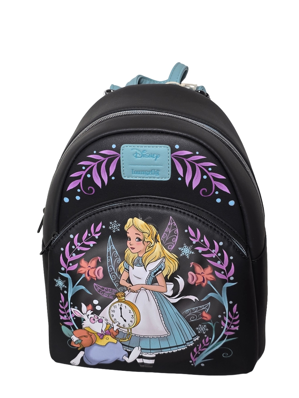 Loungefly Disney Alice in Wonderland White Rabbit Mini Backpack NWT